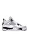 Air  4 Retro Boots White / Black / Neutral Grey