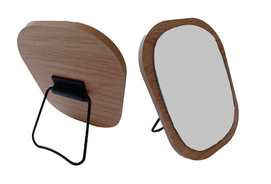 Ro-Ro Accessories Καθρέπτης Μακιγιάζ Επιτραπέζιος Καφέ