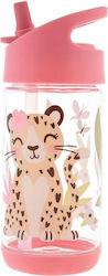 Stephen Joseph Leopard Kids Water Bottle Made o...