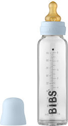 Bibs Glasflasche Gegen Koliken mit Silikonsauger für 0+, 0+ m, Monate Baby Blue 225ml 1Stück