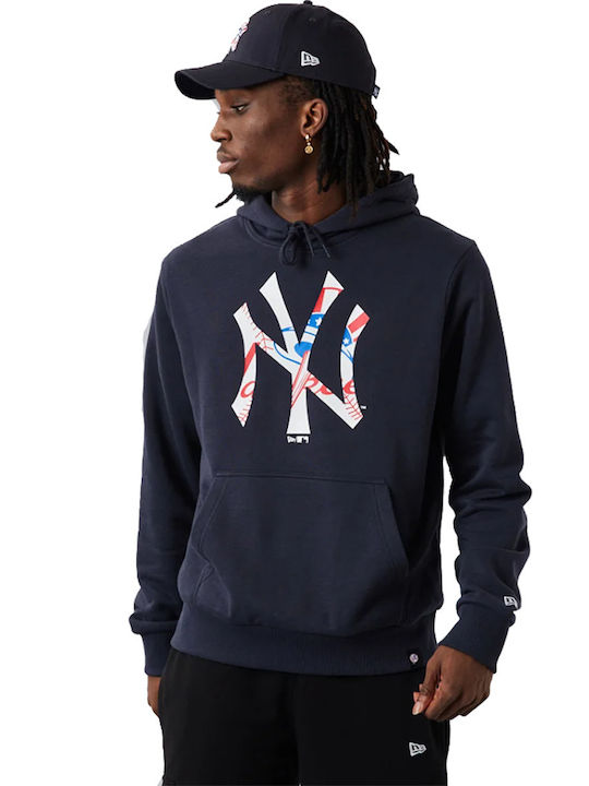 New Era New York Yankees Φούτερ με Κουκούλα Nav...