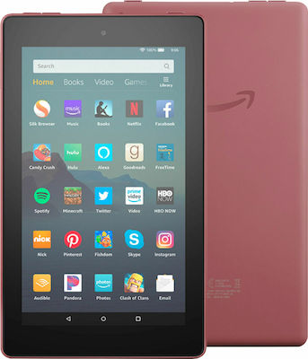Amazon Fire 7 7" Tablet με WiFi (1GB/32GB) Plum