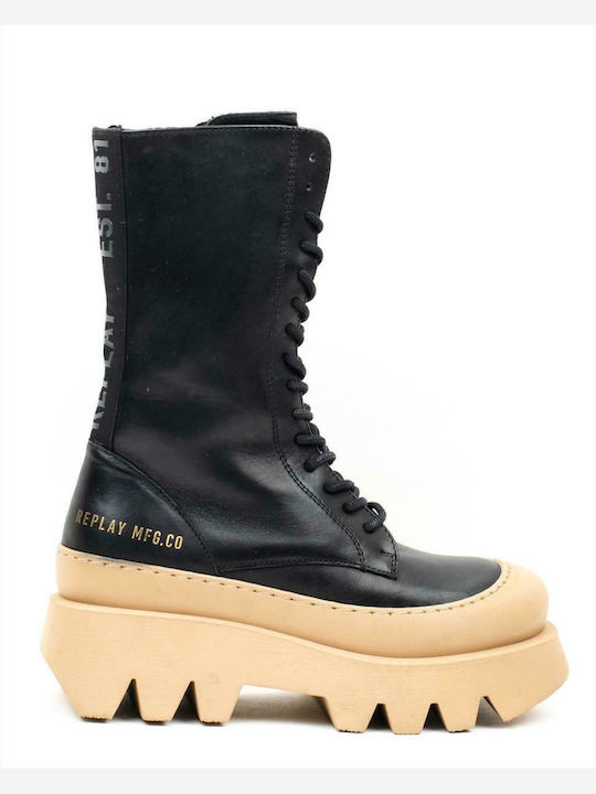 Stiefeletten Damen Schwarz