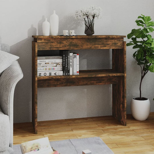 Wooden Console Table Coffee L80xW30xH80cm