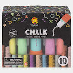 Tiger Tribe Chalk 10pcs Multicolour ΒΕR-