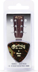 Martin Guitar Picks Faux Tortoise Heavy Set 12pcs