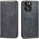 Hurtel Magnet Fancy Wallet Synthetic Leather Bl...