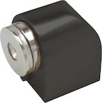 Door Stopper Magnetic Metallic Black 1pcs