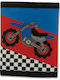 Stephen Joseph Motocross Kids Wallet with Coins with Velcro Blue