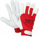 Conik Over Tech Gloves for Work Red Leather 1pcs