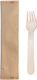 Tessera Fork Disposable Wooden 100pcs