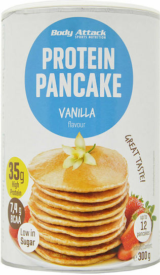 Body Attack Protein Pancake με Γεύση Βανίλια 300gr