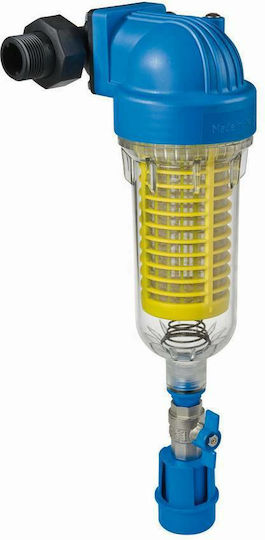Atlas Filtri Hydra DS MP Water Filtration System Single Central Supply Micron 3/4'' with Replacement Filter Atlas Filtri RAH 90μm