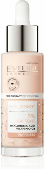 Eveline Shot 5% Caffeine Moisturizing Serum Eyes with Hyaluronic Acid for Dark Circles & Bags 30ml
