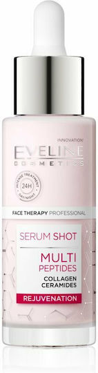 Eveline Shot Multi Peptides Moisturizing & Anti-aging Serum Face with Peptides for Firming & Revitalization 30ml