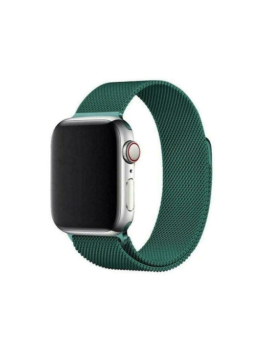 Hurtel Magnetic Λουράκι Ανοξείδωτο Ατσάλι Πράσινο (Apple Watch 42/44/45mm)