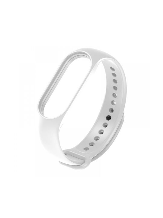 Hurtel Replacement Strap Silicone with Pin White (Smart Band 7)