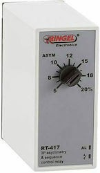 Ringel RT-417 400VAC 8pin Trei faze Monitor de tensiune de șină Ringel RT-417 400VAC 8pin Trei faze Monitor de tensiune de șină