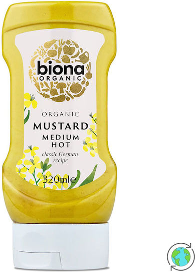 Biona Medium Spicy Hot Mustard 300ml