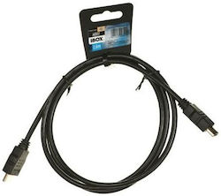 iBox ITVFHD0115 HDMI 1.4 Braided HDMI Male - HDMI Male 1.5m Black
