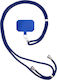 Hurtel Stylish Cord Λουράκι Λαιμού για Κινητά Blue