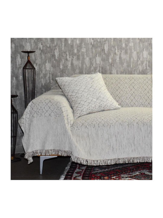 Fylliana Throws & Couch Blankets Double Sofa Beige 180x240cm