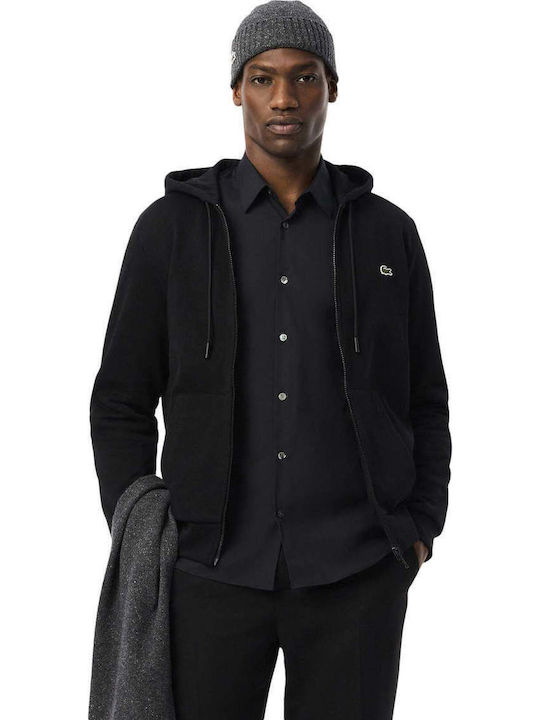 Lacoste Sweatshirt Für Herren Mit Kapuze Schwarz