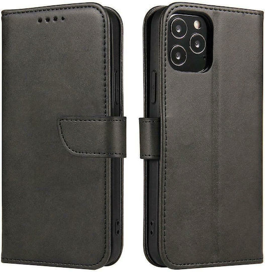 Hurtel Magnet Wallet Piele artificială Negru (Poco X4 Pro 5G)