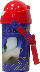 Gim Sonic Plastic Kids Water Bottle with Straw ...