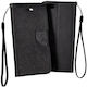 Tel1 Telone Wallet Piele artificială Negru (Huawei P Smart 2021)