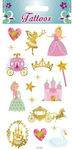 Global Gift Princess Kids Tattoos Princesses