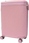 Forecast LSDQ-04 Μεσαία Βαλίτσα με ύψος 65cm σε Ροζ χρώμα