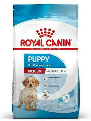 Royal Canin 15kg Ξηρά Τροφή για Κουτάβια Μεσαίων Φυλών με Κοτόπουλο