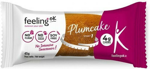 FeelingOk Βιολογικό Κέικ Almond 45gr