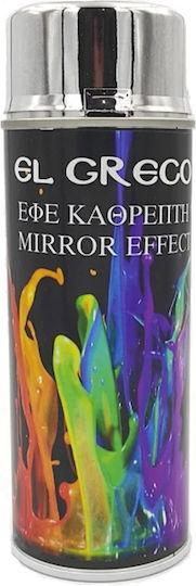 El Greco Σπρέι Βαφής με Καθρέφτη Εφέ Ασημί 400ml