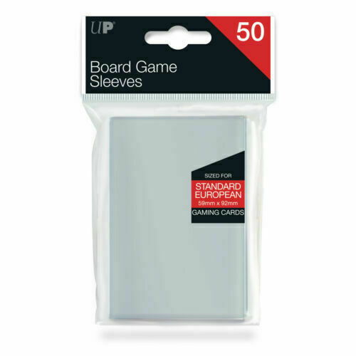 Ultra Pro Board Game Kartenhüllen Standard Europa Größe 50τμχ Klar