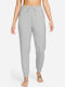 Dri-Fit Damen Jogginghose mit Jogger Fleece Grau