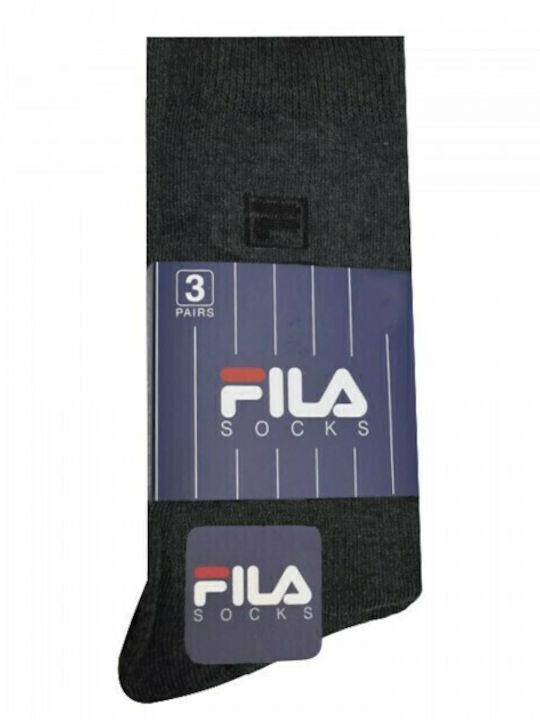 FILA Șosete Sportive Gri 3 perechi