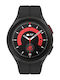 Samsung Galaxy Watch5 Pro Titanium 45mm Αδιάβροχο με Παλμογράφο (Black)