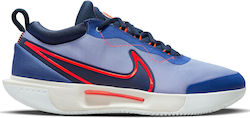Nike Zoom Pro Ανδρικά Παπούτσια Τένις για Χωμάτινα Γήπεδα Lapis / Midnight Navy / Light Thistle / Bright Crimson