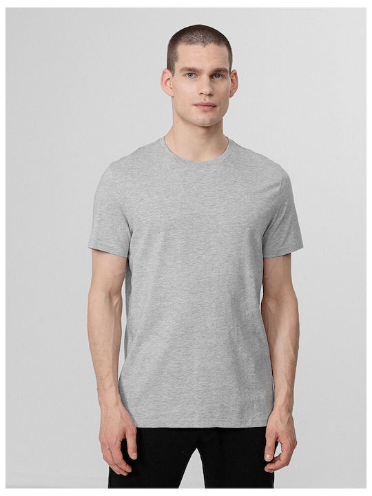 4F Men's Short Sleeve T-shirt Gray