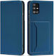 Hurtel Magnet Card Wallet Δερματίνης Μπλε (Gala...