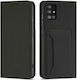 Hurtel Magnet Card Wallet Δερματίνης Μαύρο (Redmi Note 11 / 11S 4G)