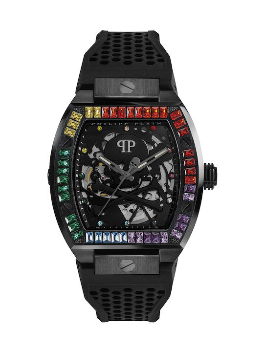 Philipp Plein The Skeleton Herrenuhr 44mm Autom...