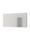 Drop Rectangular Bathroom Mirror made of Particle Board 88x50cm White
