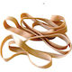 Groovy Wide Rubber Band Brown Ø100mm 1000gr