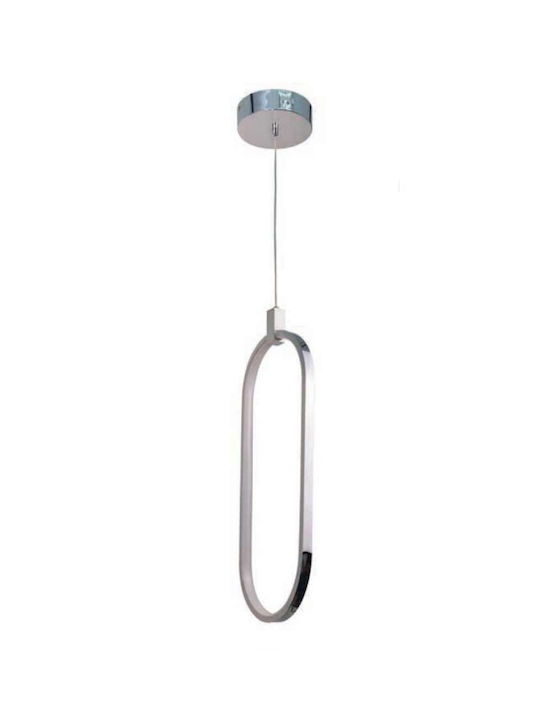 Inlight 6058 Pendant Lamp with Built-in LED Silver