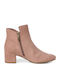 Wildleder Stiefeletten Damen Old Rose