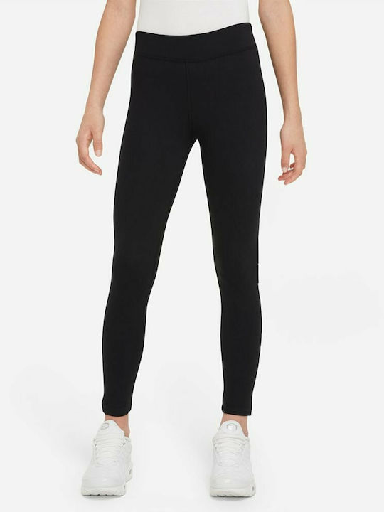 Kinder Leggings Sport Lang Schwarz Air Essential