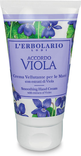 L' Erbolario Violet Accord Ενυδατική Κρέμα για Σκασμένα Χέρια 75ml